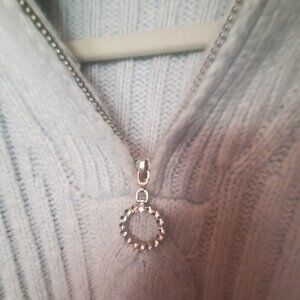 Venus Light Blue Cable Knit Sweater size small